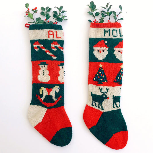 #24 Traditional Christmas Stockings by Yankee Knitter Designs