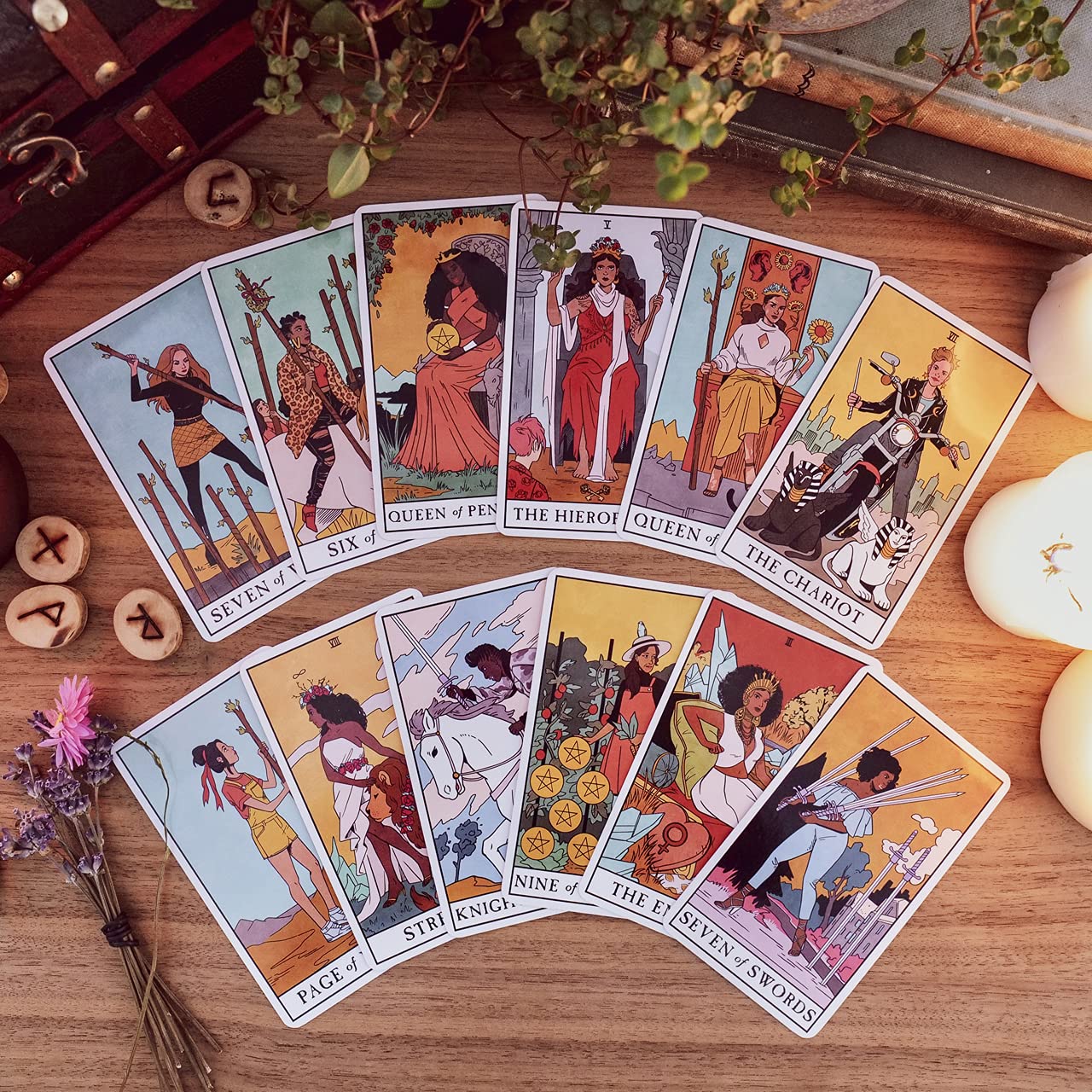 Modern Witch Tarot Deck by Lisa Sterle