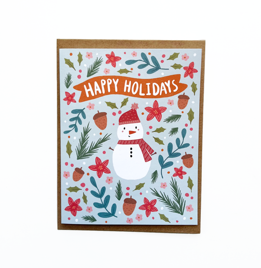 Holiday Snowman Card