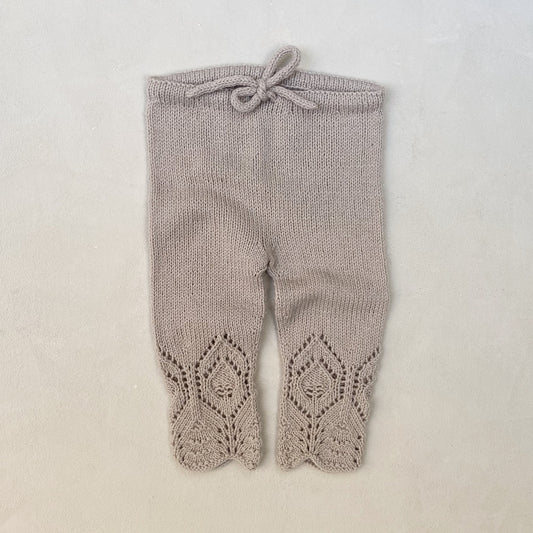 Lace Baby and Kid's Leggings Knitting Pattern - Digital Download