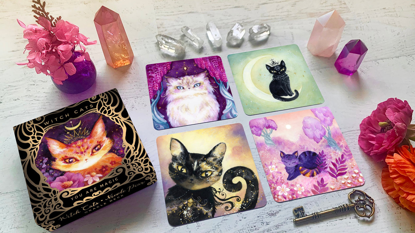 Witch Cats Oracle Deck by Nicole Piar