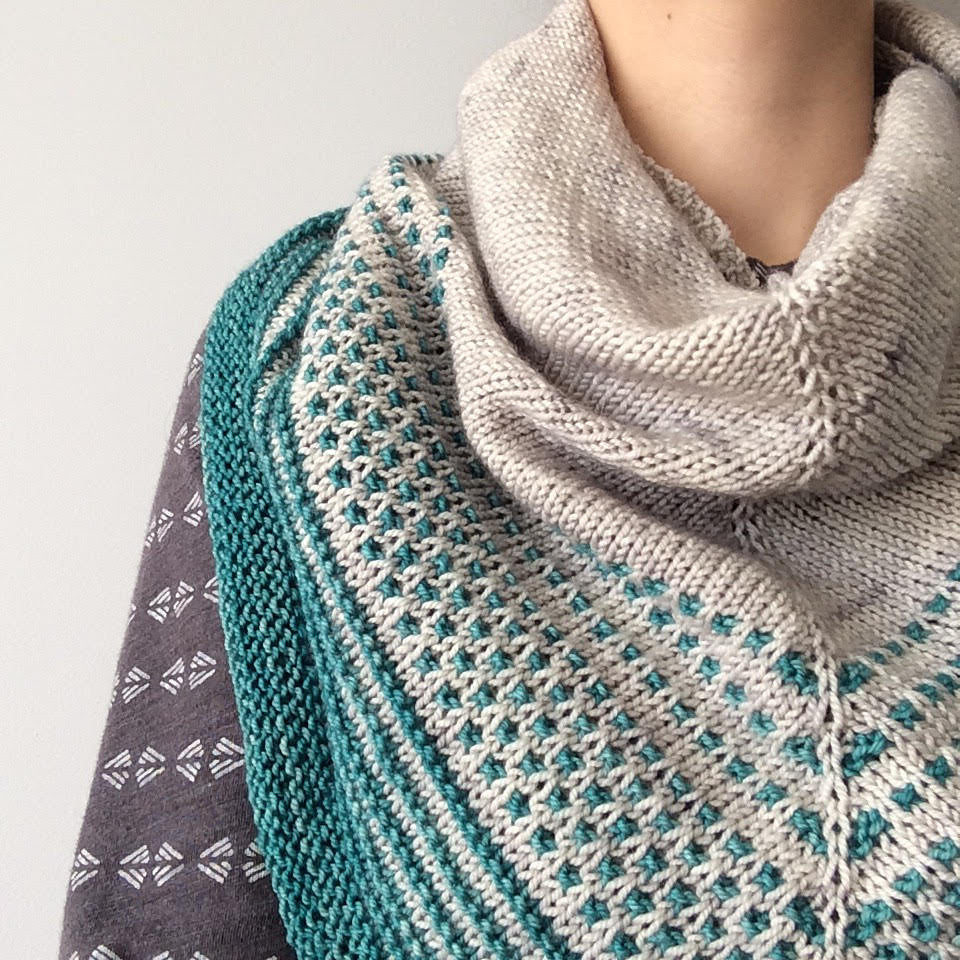 Carrigain Shawl Knitting Pattern - Digital Download