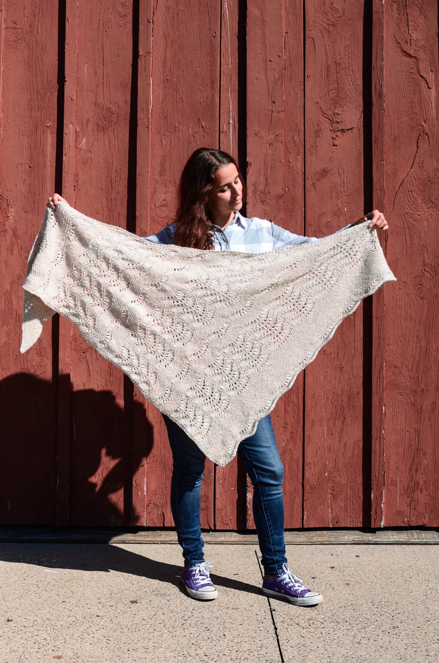 Nevasca Shawl Knitting Kit