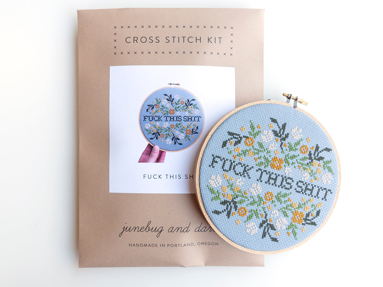 F*ck This Sh*t Cross Stitch Kit
