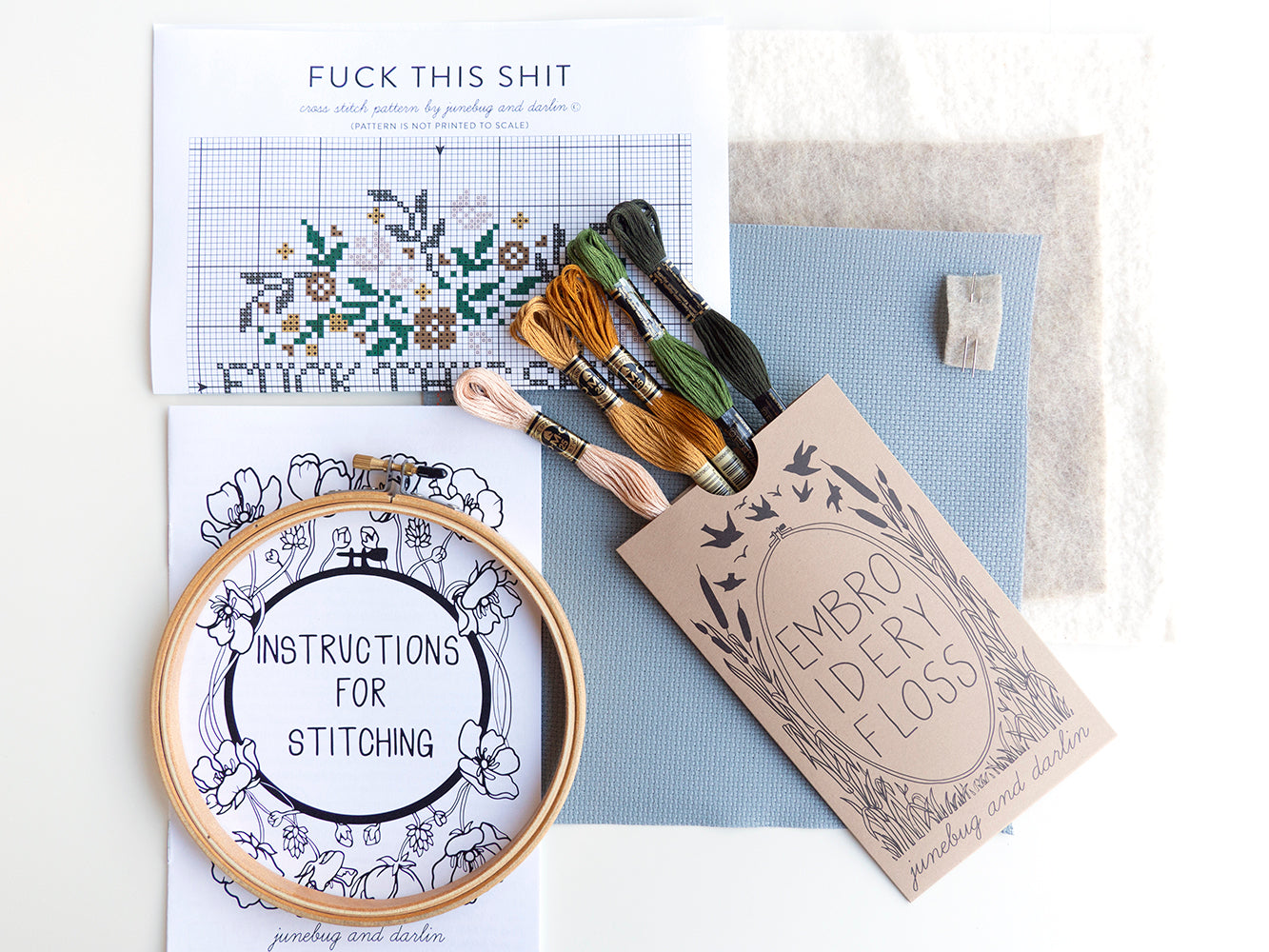 F*ck This Sh*t Cross Stitch Kit