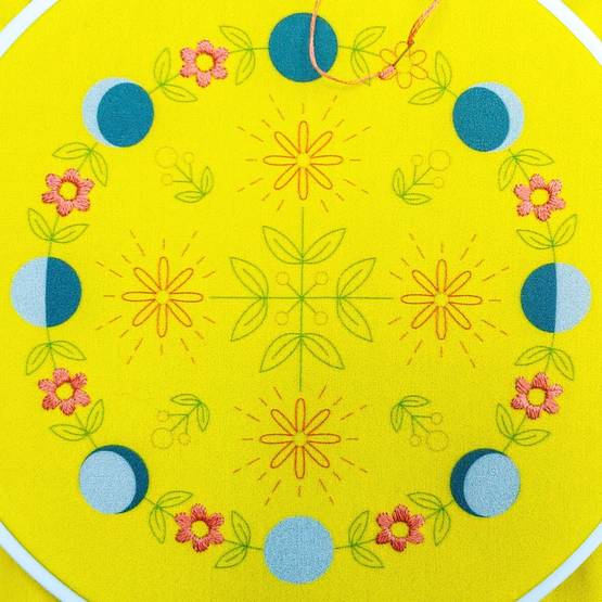 Moon Flow - Cozyblue Handmade Embroidery Kit