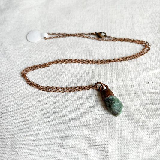 Emerald Electroform Necklace by The Cyprus Cabinet