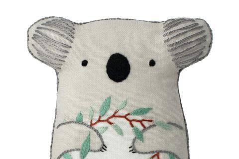 Koala Embroidery Doll Kit by Kiriki Press