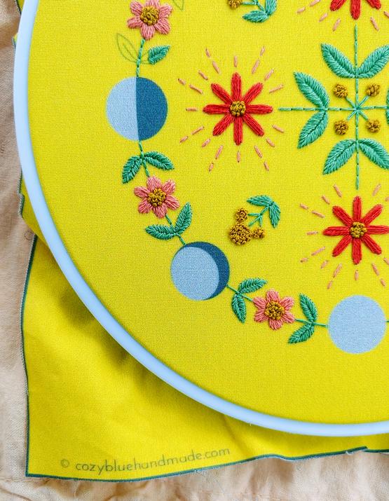 Moon Flow - Cozyblue Handmade Embroidery Kit