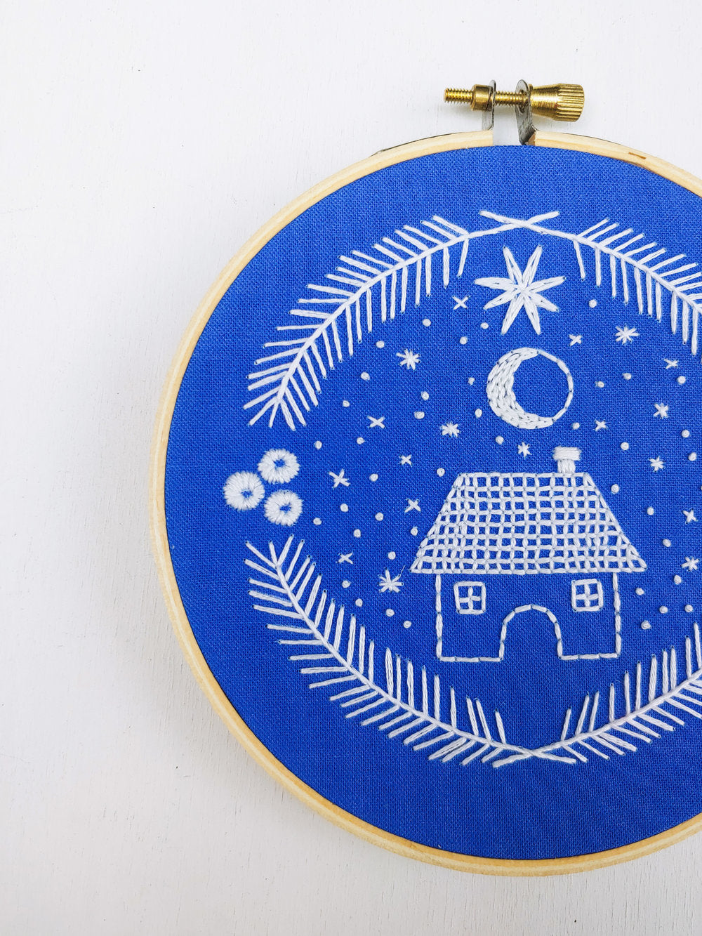 Holiday Home - Cozyblue Handmade Embroidery Kit