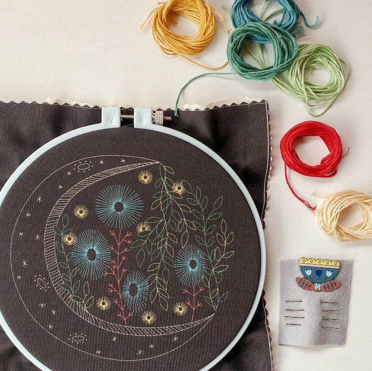 Night Garden - Cozyblue Handmade Embroidery Kit